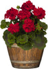 Classic Home and Garden 74 Whiskey Barrel, 9", Distressed Oak