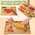 InnoStrive Cutting Board 100% Organic Bamboo Cutting Board For Kitchen Durable Chopping Board For Meats Bread Fruits With Deep Juice Croove (15 x 10 x 0.75 inches)€¦