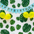 Artificial Tropical Palm Leaves 130Pcs Faux Monstera Leaves Fake Green Leaves Safari Birthday Decorations for Hawaiian Luau Party Decor Jungle Beach Birthday Theme BBQ Party Table Supplies (3 Size)
