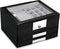 Oyydecor 3-Layer Jewelry Organizer with 2 Drawers Pu Leather Jewelry Box Organizer Display Storage case Necklace Ring Earring Storage Lockable Gift Case Gifts for Women