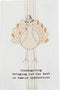 Mud Pie Thanksgiving Tea Towel, Family Dysfunction, 26" x 16.5"
