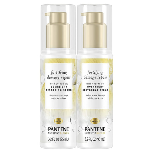 Pantene Hair Serum and Leave In Conditioner 3.2 fl oz Twin Pack