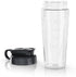 BLACK+DECKER PowerCrush Personal Blender Jar with Travel Lid, Clear, PBJ1650