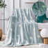JINCHAN Dinosaur Throw Blanket Glow in The Dark Blue Lightweight Flannel Fleece Throw Blankets for Nursery Couch Bed Decor Magical Blankets All Seasons Gift for Girls Boys Baby Kids 40x60 Inch