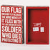 Primitives by Kathy 27303 Patriotic Box Sign, 6 x 10-Inches, Our Flag