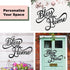 Vivegate Bless This Home Wall Decor Black Metal Art 18X13 Bless This Home Metal Wall Stencil Decor Entryway Living Room Decoration Signs