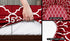Utopia Bedding Printed Queen Sheet Set - 1 Fitted Sheet, 1 Flat Sheet and 2 Pillowcases - Soft Brushed Microfiber Fabric - Shrinkage and Fade Resistant (Queen, Burgundy Quatrefoil with White Pattern)