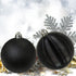 3.14" Christmas Ball Ornaments 16 Pcs Christmas Tree Decorations Set Shatterproof Black Big Christmas Ornaments Balls with Hanging Loop for Holiday Party Wreath Xmas Tree Decor