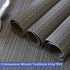 Woven Vinyl Table Runner and Placemats Set of 6 for Kitchen Dining Table Wipe Clean Washable PVC Table Runner Dark Grey (1 Table Runner and 6 Placemats)