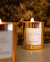 Eucalyptus & Orange Scented Candles for Home Scented | Wood Wicked Candles | Eucalyptus Candle | 8 oz 45 Hour Burn, All Natural Soy Candle, Calming Aromatherapy Candles in Rose Gold Glass Jar