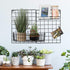 MOOACE Wall Grid Panel 2 Pack, Black Wire Photos Display Grid Panels, Memo Board DIY Decor Hanging Organizer for Home, Office, 16.34" x 23.82"