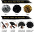 2022 New Years Eve Balloon Garland Arch Kit, 90Pcs Black Gold Silver Balloons Paper Pompoms Hanging Swirls for 2022 New Years Eve Party Supplies Graduation Party Decorations (Silver)