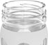 Lifefactory 22-Ounce Glass Water Bottle with Active Flip Cap and Protective Silicone Sleeve, Optic White
