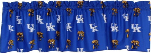 College Covers NCAA Curtain Valance, 84" x 15", Kentucky Wildcats