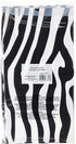 Beistle Zebra Print tablecover, Black/White