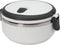 Kitchen Details Stainless Steel 1 Tier White Twist Open Lunch Box Container Thermos, Good for Soup and Hot Food