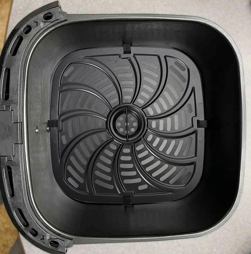 Air Fryer Replacement Grill Pan for Gourmia 8QT Digital Air Fryer GAF838,Air Fryer Grill Pan Replacement Parts for Chefman TurboFry Air Fryer 8QT,Nonstick Coating Air Fryer Crisper Plate