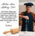 Tuuli Kitchen Classic Wood Rolling Pin with Rotating Center, Beechwood Roller for Pastry, Bread and Pasta Dough, Alternative to Plastic Rolling Pin, 44 x 5.5 cm