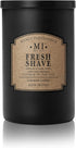 Manly Indulgence Fresh Shave Jar Candle 22 oz - Musk, Vanilla & Bergamot - Woodsy Amber & Cedarwood - Up to 80 Hour Burn - Soy Blend Wax, USA Poured