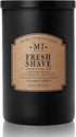 Manly Indulgence Fresh Shave Jar Candle 22 oz - Musk, Vanilla & Bergamot - Woodsy Amber & Cedarwood - Up to 80 Hour Burn - Soy Blend Wax, USA Poured