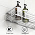 HBlife Shower Caddy No Drilling Shower Organizer with 8 Hooks, 2 Pack Shower Shelves SUS304 Rustproof Bathroom Organizer