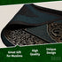 DeluxeRugs Muslim Prayer Rug, Islamic Turkish Prayer Rugs, Prayer Mats for Women and Men, Praying Rugs Islam, Great Ramadan Gifts for Muslims (Dark Green)