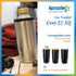 KOOZIE® Stainless Steel Triple 3-in-1 Can Cooler, Bottle or Tumbler with Lid for 16 oz Tall Boy Cans, Double Wall Vacuum Insulated for Hot and Cold Drinks | Royal Blue