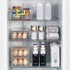 Soda Can Organizer for Refrigerator 2 Pack Can Organizer for Pantry, Freezer, Kitchen, Countertop, Cabinet -Clear Refrigerator Organizer Bins