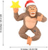 Tree Buddees King Kong Climbing The Tree Funny Christmas Tree Topper - Large 10"