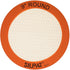 Silpat Round Cake Liner Non-Stick Silicone Baking Mat, 9", Orange, Pack of 2