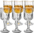 6 Pieces Shot Glasses 1.7 Oz Mini Shot Glass Set Clear Cordial Glasses Cute Whiskey Glasses Heavy Cocktail Glasses for Birthday Champagne Restaurants Hotels Home Kitchen Women Men Anniversary Wedding