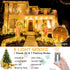 Ollny Christmas Net Lights 200 LED 9.8x6.6ft Outdoor Mesh Lights Connectable Waterproof 8 Modes&Timer Remote Plug in Fairy String Lights for Bush Xmas Garden Wedding Holiday Decorations Warm White