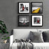 12x12 Picture Frames Black Solid Wood Display Pictures 10x10 or 8x8 with Mat or 12x12 without Mat - 12x12 Inch Square Photo Frames with 2 Mats for Wall or Tabletop Mount, 1 Pack