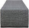 DII Two-Toned Collection Tabletop, Table Runner, 13x72, Black