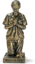 Dicksons Help Me Heal Praying Nurse 5 inch Gold Resin Stone Table Top Figurine