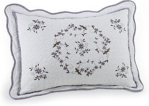 Modern Heirloom Collection Gwen Cotton Filled Bedspread, Standard Sham
