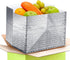 ABC Foil Insulated Box Liners 8" x 8" x 8", Pack of 10 Silver Insulated Shipping Boxes for Frozen Food, Odorless Insulated Shipping Containers, Leakproof Cold Shipping Boxes for Frozen Fish, Meat