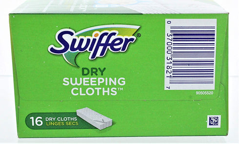 Swiffer Sweeper Dry Sweeping Cloths 16 ea (Pack of 2)