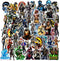 Kilmila Fight Game Themes Stickers (50Pcs Large Size).Gifts Horror Fight Game Merch Party Supplies for Laptop Water Bottle Bike Car Luggage Skateboard Graffiti Handheld Games