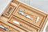 iDesign 41880 InterDesign Stackable Box-Bamboo, 6? x 12? x 2? Formbu Drawer Organizer - 6" x 12" x 2", 6" x 12"