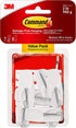Command Medium Wire Toggle Hook Value Pack, White, 7-Hooks, 8-Strips, Organize Damage-Free