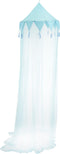 Cotton Loft Harlequin Kids Collapsible Hoop Sheer Bed Canopy, One Size, Blue