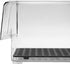 Spectrum Diversified Hexa in-Fridge Large Refrigerator Bin for Storage and Organization of Fruit Vegetables Produce and More, 8.5 x 4 x 4.25, Clear/Dark Gray