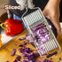Multi-Purpose Citrus Zester, Cheese Grater & Vegetable Chopper,Handheld 4 adjustable Blades sets Stainless Steel Cutter Slicer for Lemon, Nutmeg, Chocolate, Vegetables, Fruits