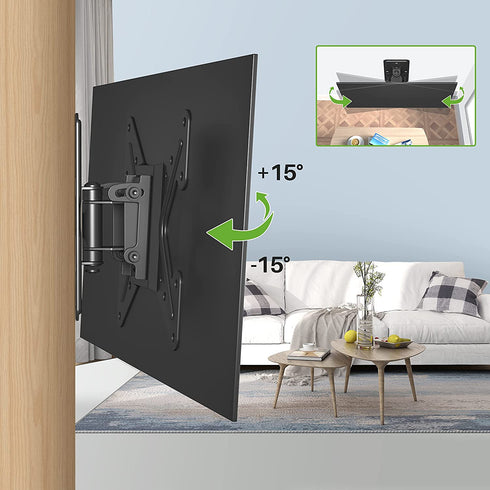 USX MOUNT TV Wall Monitor Mount Fits for Most 26 - 42 Inch TVs & Monitors,Holds up to 66lbs, TV Monitor Mount Bracket with Adjustable Tilt Swivel,Max VESA 200x200mm