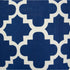 DII Polyester Container with Handles, Lattice Storage Bin, Large, Navy Lattice