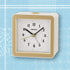 SEIKO Gatsby Bedside Alarm Clock, White Matte