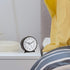 Equity by La Crosse 20091 5 Inch Silent Sweeping Quartz Metal Alarm Clock, Dark Gray