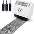 Identity Theft Protection Roller Stamps Wide Kit, Including 3-Pack Refills - Confidential Roller Stamp, Anti Theft, Privacy & Security Stamp, Designed for ID Blackout Security - Classy White