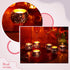 12 Pieces Round Votive Candle Holders Glass Tealight Candle Holder for Wedding Home Decor (Rose Gold)